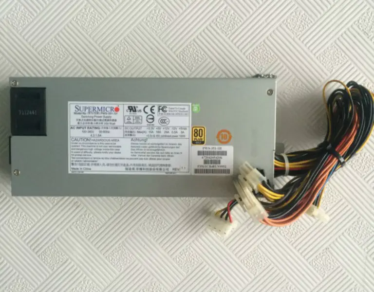 Supermicro PWS-351-1H 1U 350W Server Power Supply