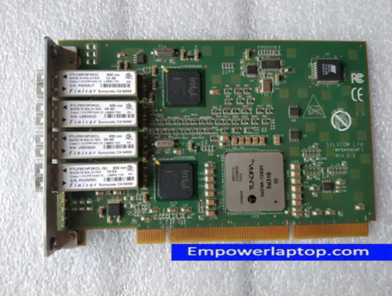 SILICOM PXG4FI QUAD Port Fiber (SX) Gigabit Ethernet PCI-X SERVER ADAPTER