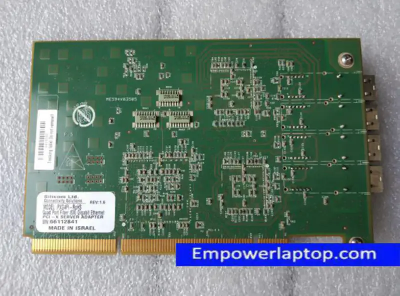 SILICOM PXG4FI QUAD Port Fiber (SX) Gigabit Ethernet PCI-X SERVER ADAPTER