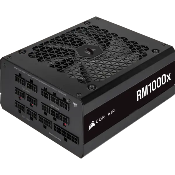 Cors Air strømforsyningsenheter Psu Rm1000x 1000w Gold Full Module Fan Start-stop Intelligent Wake-up Rps0125 Support Rtx 4090