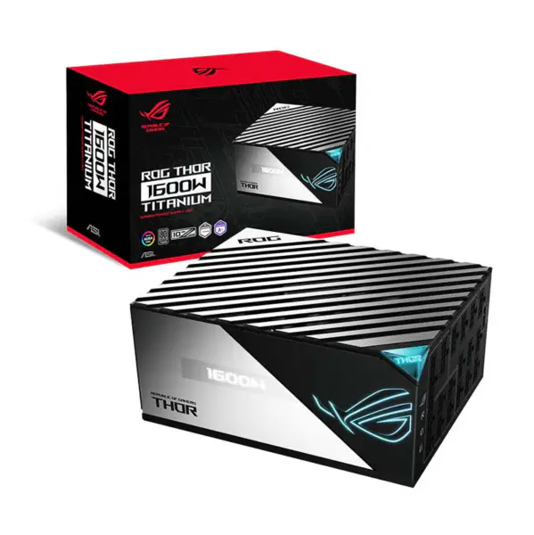 Asus Power Supply Units Rog Thor 1600t Gaming Psu Computer Power Supply Support Rtx 4090 4080 Rog-thor-1600t-gaming