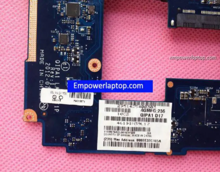 Lenovo S230U i5 QIPA1 LA-8671P hovedkort