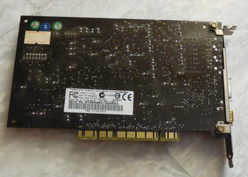 Creative Sound Blaster Audigy 2 SB0360 7.1-kanals PCI-lydkort
