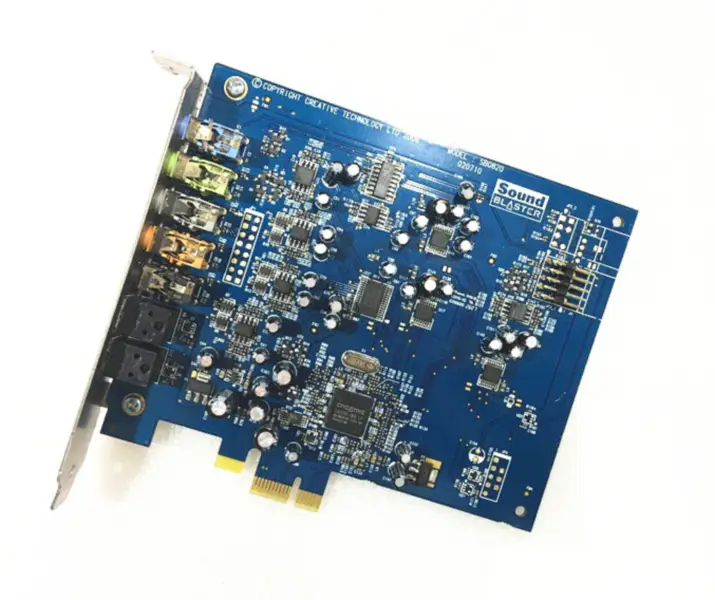 Creative SB1040 Sound Blaster X-Fi Xtreme Audio PCI-E lydkort Lydutgangsmodus: 7.1