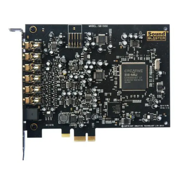 Creative Sound Blaster Audigy5 SB1550 lydkort A5 7.1 PCI-E 1x
