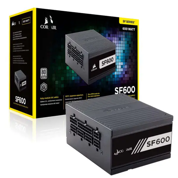 Cors Air Series Pc Power Supply 600w Sf600 Sfx Pfc Sf750 750w