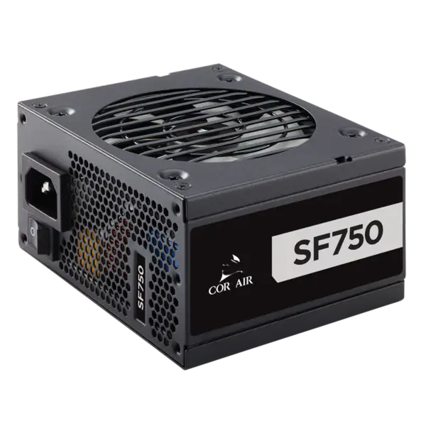 Cors Air Power Pc Strømforsyning Sf750 750w Platinum Sfx Strømforsyning 80 Plus Platinum Full Module Fan Stall