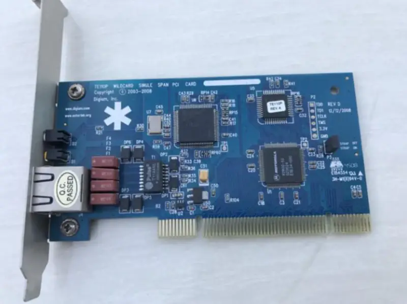 Asterisk E1-kort TE110P Digital 1 Port Asterisk-kort Asterisk E1/T1/J1-kort Enkel port