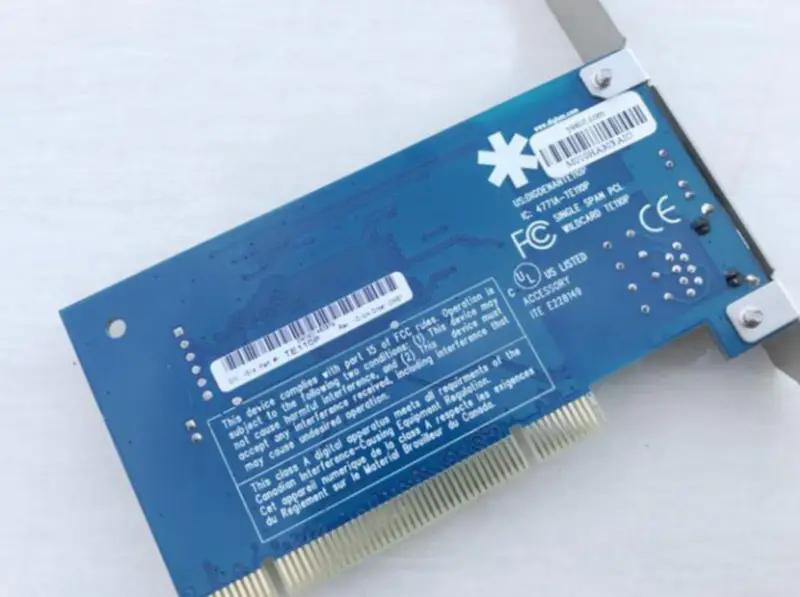 Asterisk E1-kort TE110P Digital 1 Port Asterisk-kort Asterisk E1/T1/J1-kort Enkel port