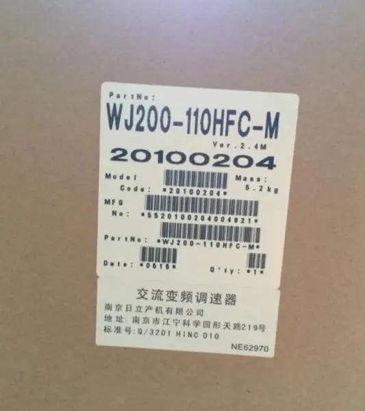 HITACHI INVERTER WJ200-110HFC-M 11KW NEW