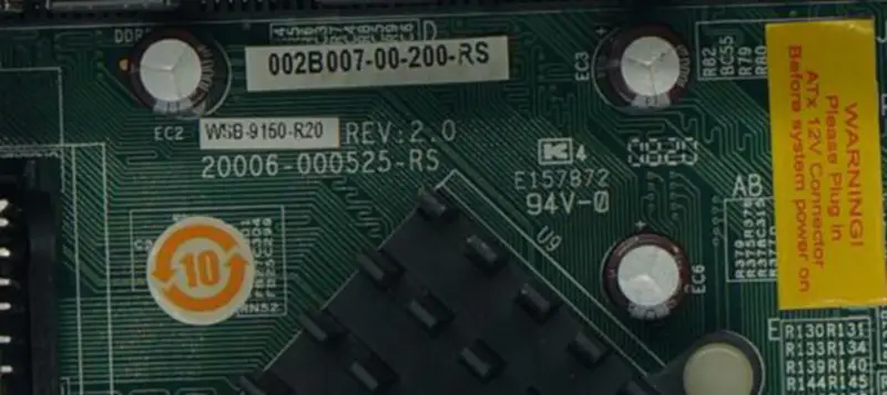 IEI WSB-9150-R20 REV:2.0 industrielt hovedkort