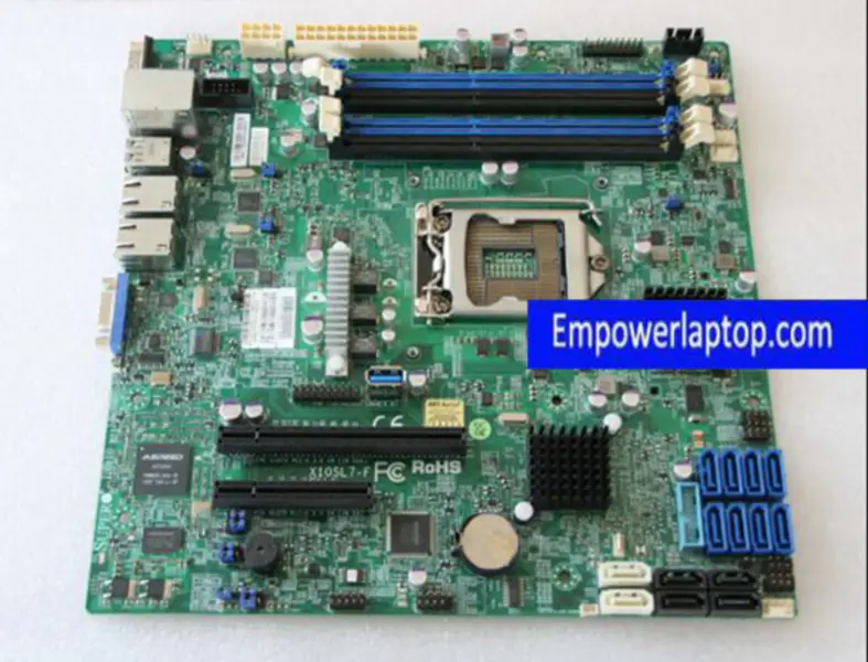 Supermicro X10SL7-F C222 LGA 1150 singel Server-hovedkort med støtte for V2 V3 V4 CPU SAS