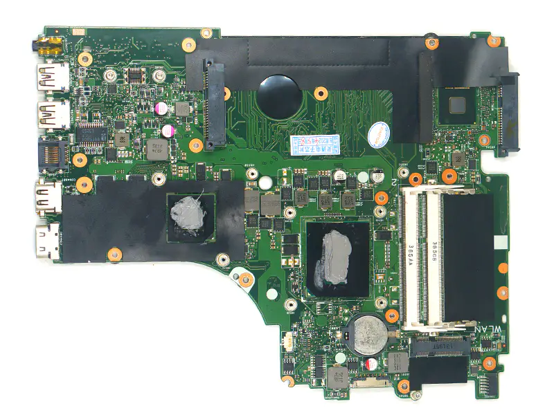 Asus A750J K750J K750JB X750JB hovedkort med GT740M 2 GB