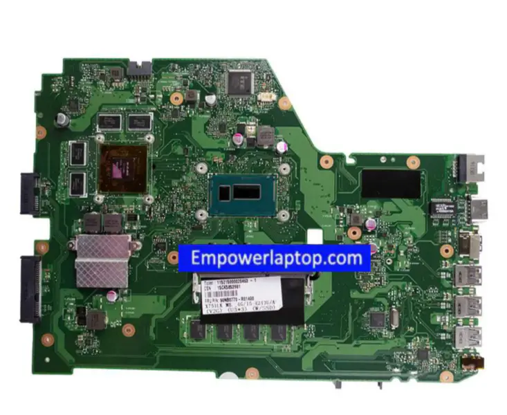 Asus X751LK med innebygd 4G RAM-hovedkort for ASUS X751L bærbar PC