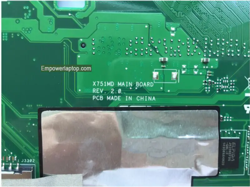 Asus X751M X751MD REV2.0 hovedkort
