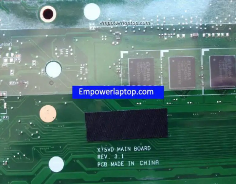 Asus X75 X75A Motherboard