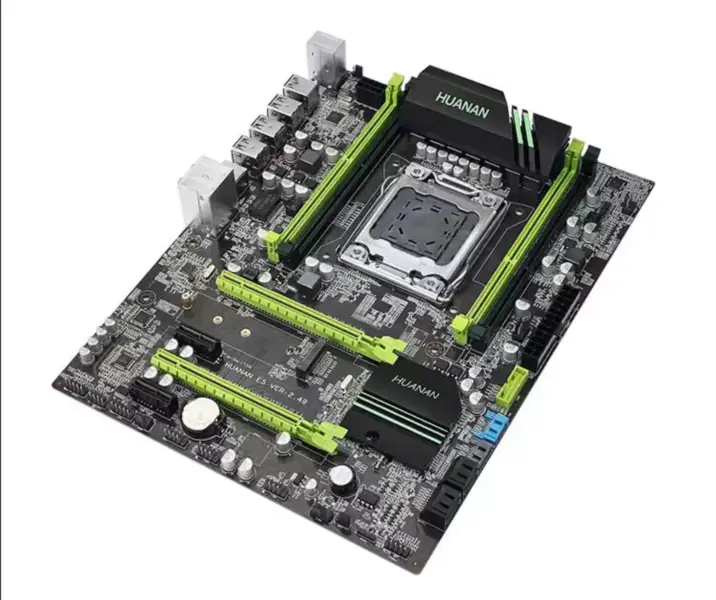 HUANAN E5 VER:2.49 X79 hovedkort LGA2011 støtter REG ECC-minne og Xeon E5-prosessor