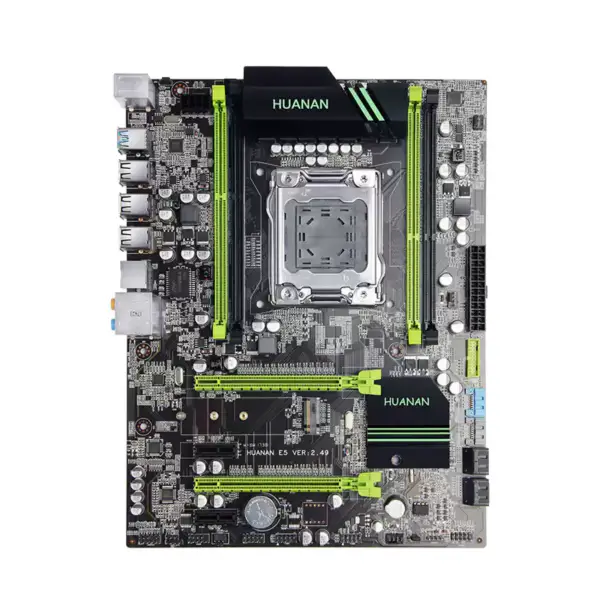 HUANAN E5 VER:2.49 X79 hovedkort LGA2011 støtter REG ECC-minne og Xeon E5-prosessor