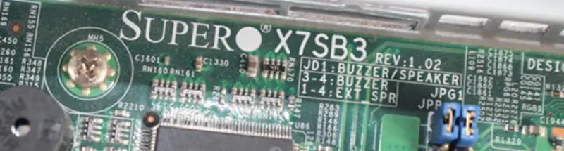 SuperMicro X7SB3 REV 1.02 Server motherboard