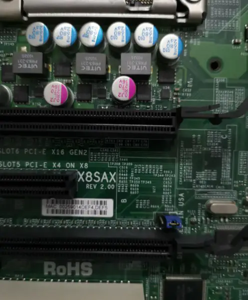 SuperMicro X8SAX REV 2.00 Server-hovedkort LGA 1366 X58 DDR3