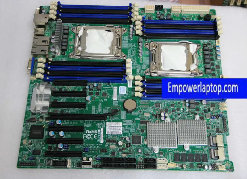 SuperMicro X9DRH-7TF REV:1.01 LGA2011 2690 V2 Server Workstation-hovedkort