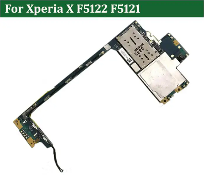 Sony Xperia X F5121 F5122 hovedkort 32G ulåst med Chips med Andorid system firmware