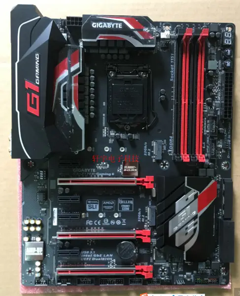 Gigabyte GA-Z170X-GAMING 6 hovedkort Z170-sokkel LGA 1151 DDR4-støtte I7 6700K