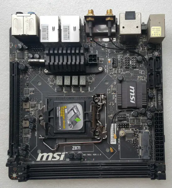 MSI Z87I hovedkort LGA1150 DDR3 32 GB Mini-ITX