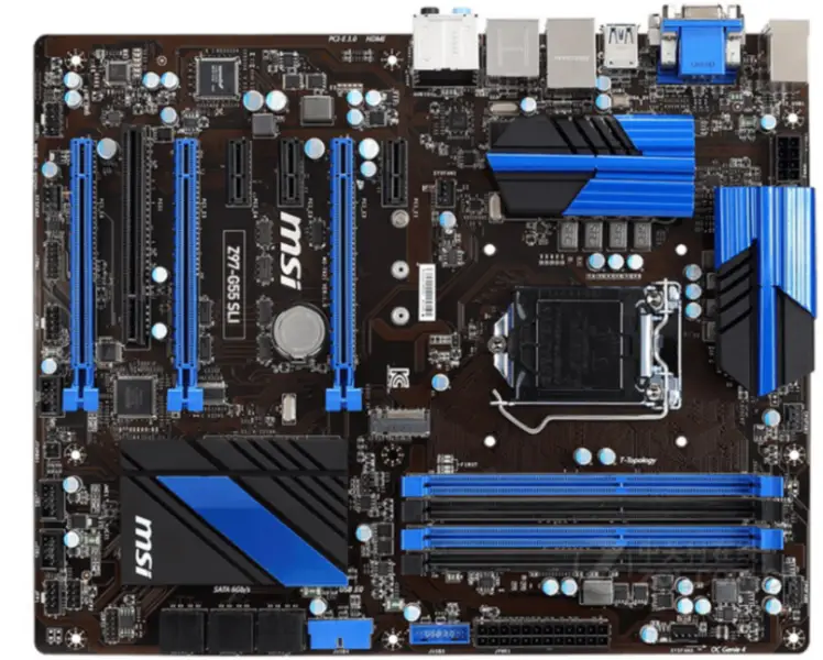 MSI Z97-G55 SLI hovedkort DDR3 32GB PCI-E 3.0 M.2 VGA DVI i7 i5 i3 PCI-E X16