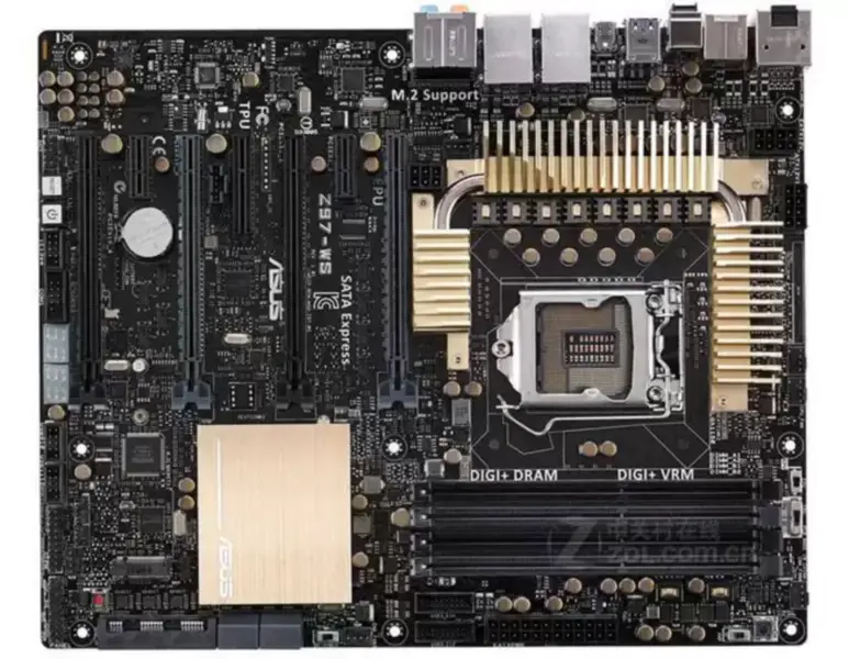 Asus Z97-WS hovedkort LGA1150 DDR3 ATX