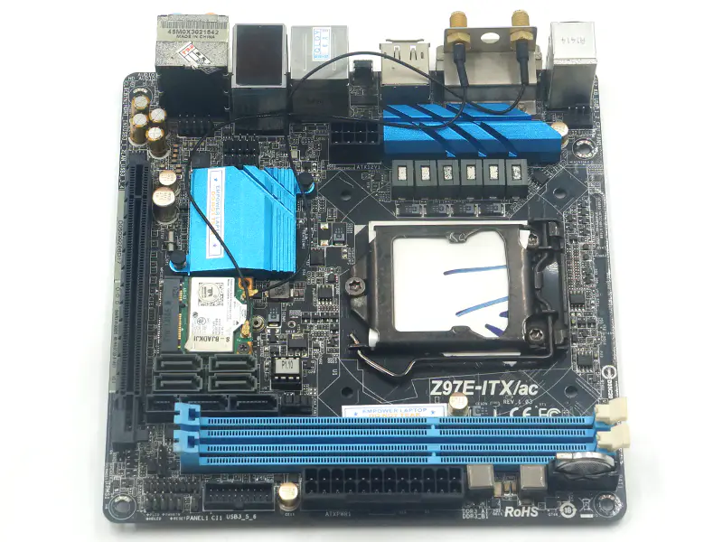 Asrock Z97E-ITX/AC-hovedkort Z97 LGA1150 mini-ITX