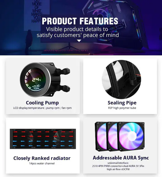 Cpu Water Cooling Plate Liquid Cooling Heatsink Cpu Cooling
