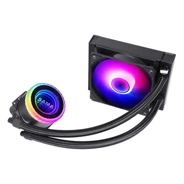 Led Lights Fan Liquid Cpu Water Cooler