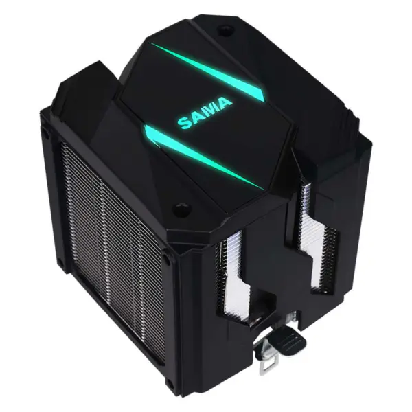Service CPU-kjøler 90 mm Argb CPU-kjøling 4 kjøleribbe kompatibel med Intel og Amd