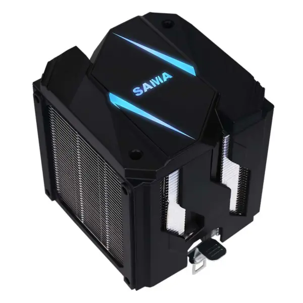 Service CPU-kjøler 90 mm Argb CPU-kjøling 4 kjøleribbe kompatibel med Intel og Amd