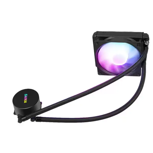 Sama 120mm kjøler CPU Liquido Intel CPU-kjøler med temperatur Gaming Computer Liquid Cooler