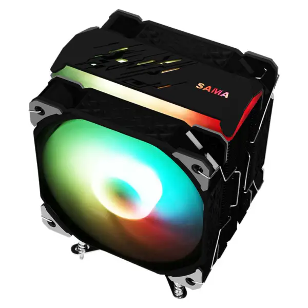 Sama 4heatpipes Cpu Heat Dissipation Cpu Air Cooler Rgb For Amd Intel Compatibility