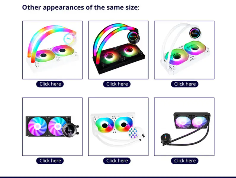 Sama Aio Cpu 240mm Radiator White Black Heatsink Liquid Rgb Cooler Cpu Pc Computer Processor Water Cooling Radiator Pc Gaming