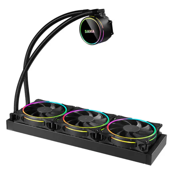 Sama Aio Cpu 360mm Radiator Heatsink Liquid Rgb Cooler Cpu Water Cooling Radiator Pc Gaming