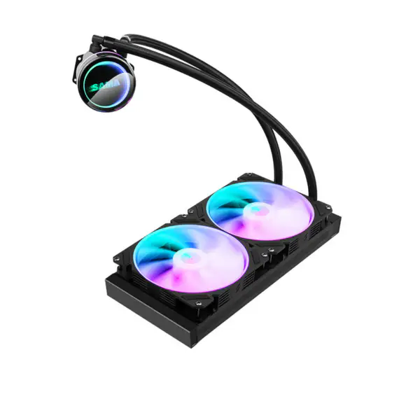 Sama Aluminum Heatsink Copper Water Cooling Liquid Cooler For Pc Case