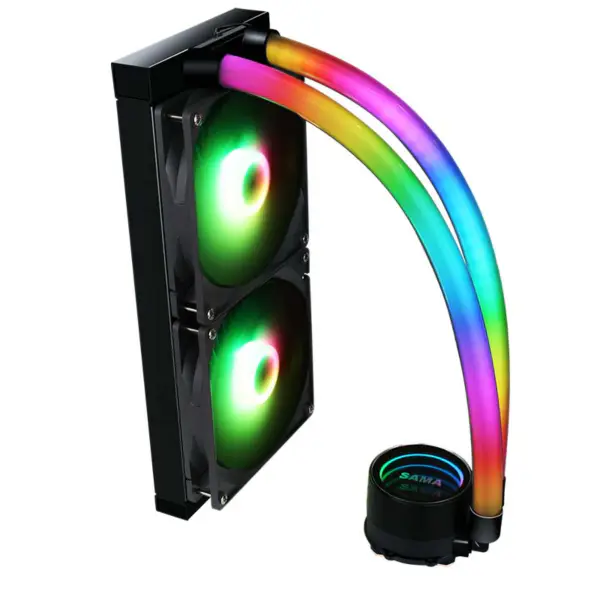 Sama Am4 Am5 Cooler Gaming Computer Liquid Cooler Cpu Cooler Argb Air Pump With Lower Noise