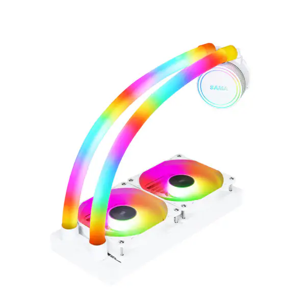 Sama Argb 240mm Computer Cooling Radiator Led Light Liquid Cooler