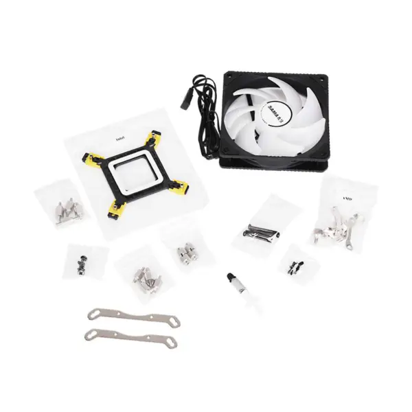 Sama Argb Coloful 120mm Radiator White Pc Cpu Water Cooler
