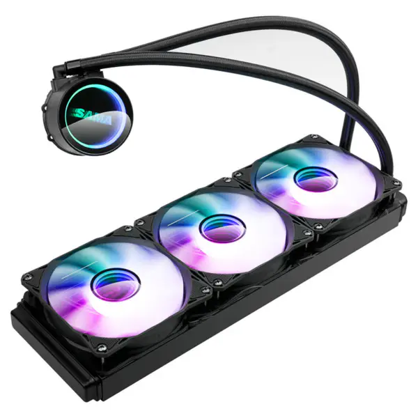 Sama Argb Coloful 360mm Water Cooling Pc Cpu Water Cooler