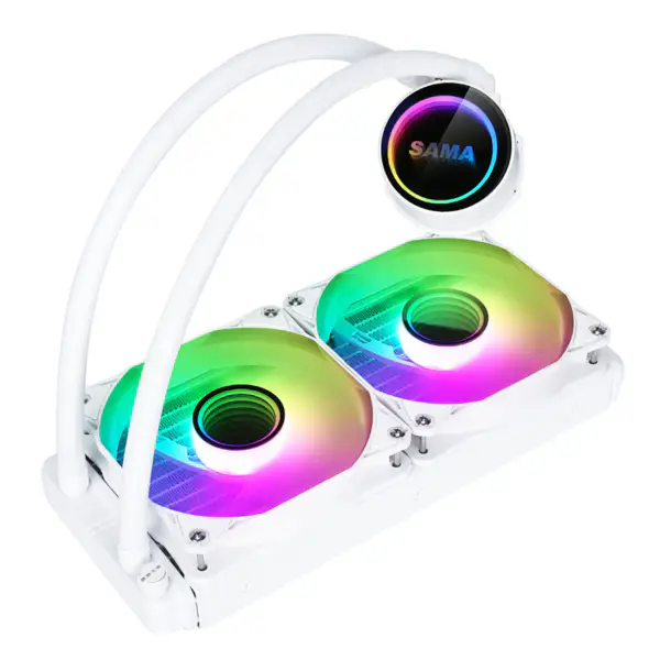 Sama Customization 240mm Argb White Water Cooling Cpu Water Cooler
