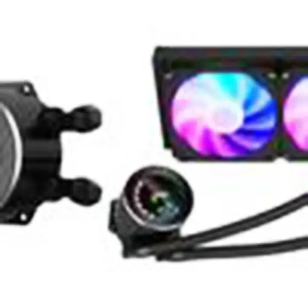 Sama Aio 240mm Lcd Screen Water Cooling System Cooling Pc Water Cooling Heatdink Cpu