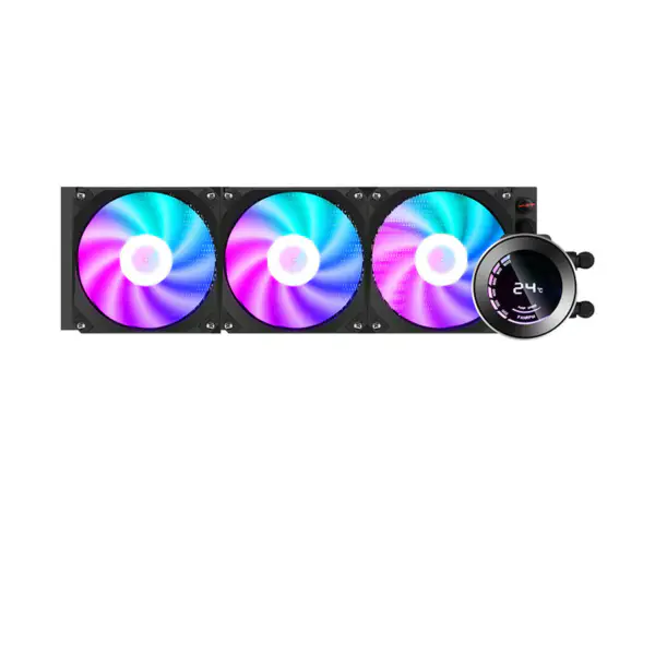 Sama Black And White Cpu Water Cooler For Computer Case