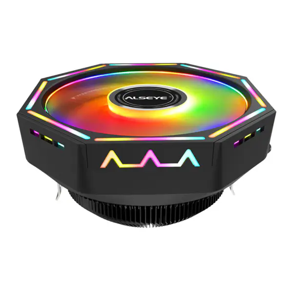Alseye 120 mm kjøleribbe Rgb kjølevifte CPU-kjøler 775/115x/1200