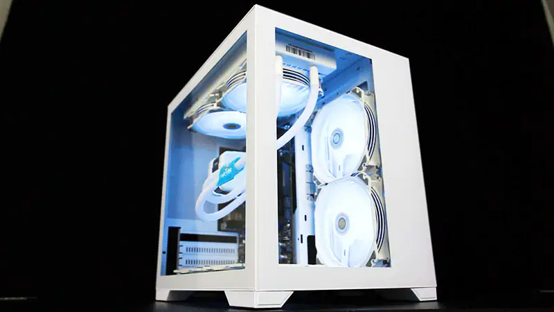 Alseye 360 mm hvit rammesynkronisert Argb Aio-væskekjøler med temperaturvisning for 12. generasjons CPU