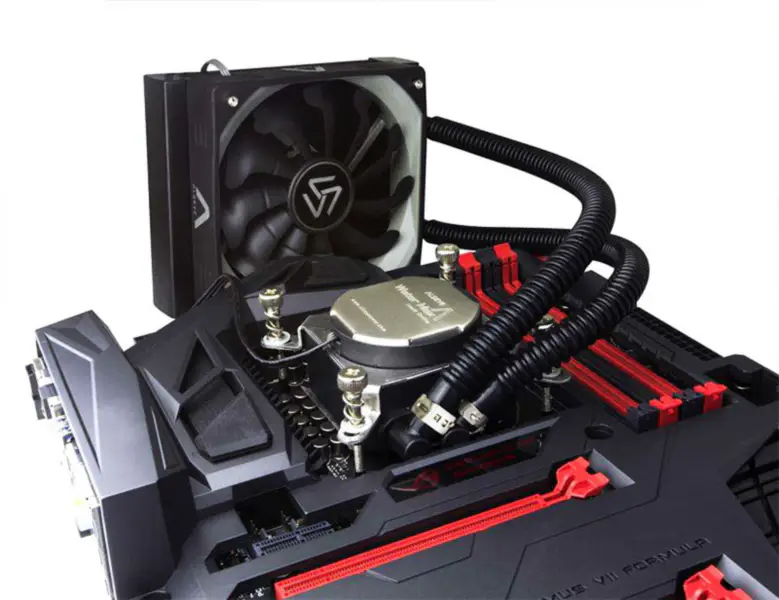 Væskekjøler Watermax120 Cpu med høy ytelse væskekjøling datamaskin vannkjøling vifte12cm Pwm 4pin aluminium radiator